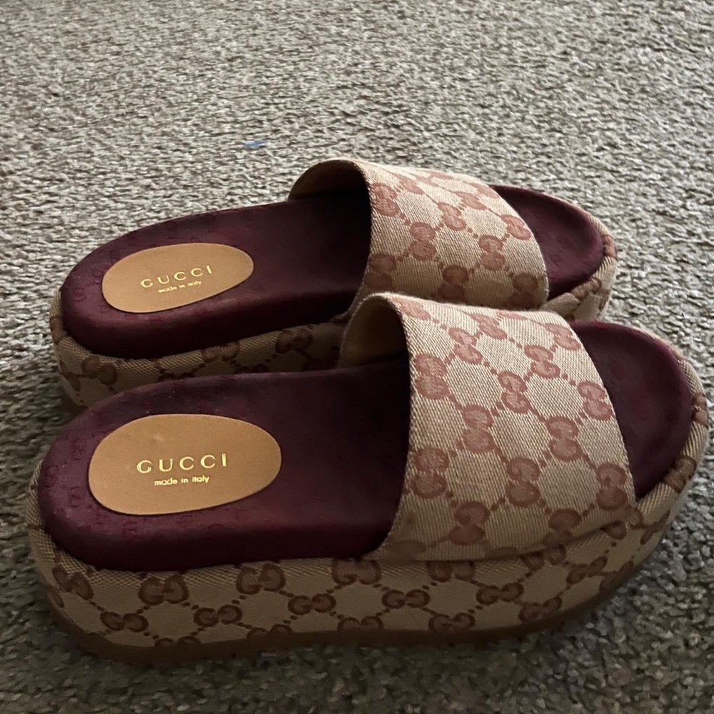 Authentic Gucci Platform Sandals